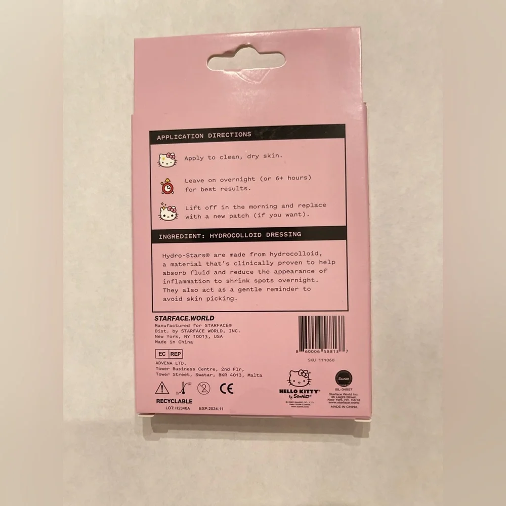 hello kitty pink starface pimple patch refill pack - Picture 2 of 2